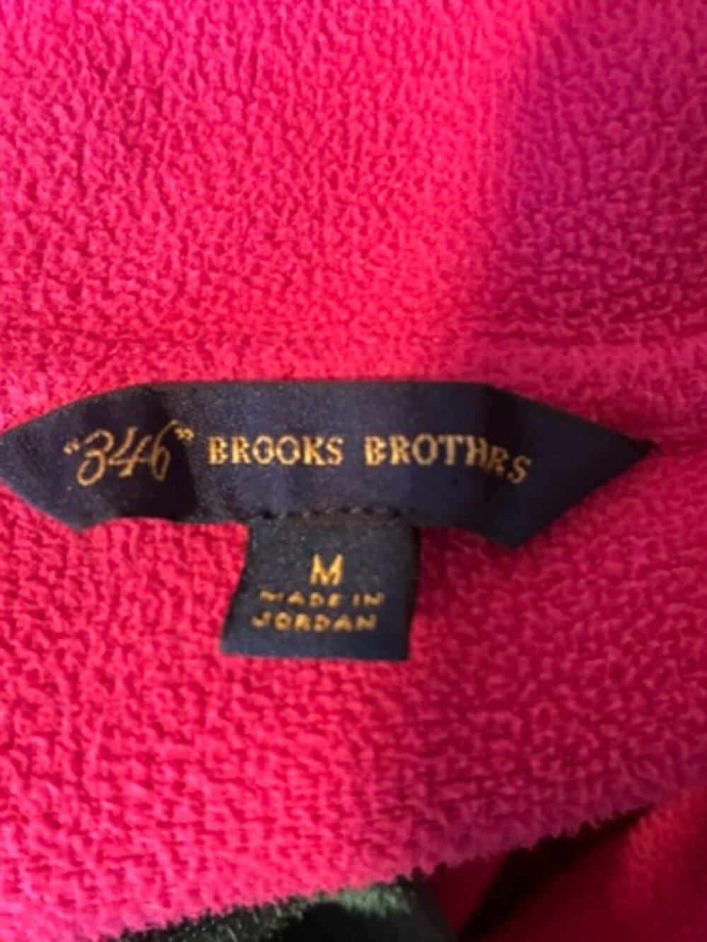 Brooks Brothers half zipper fleece sweater. Size M - Picture 3 of 3